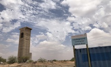 Historical headframe at Prieska, RSA