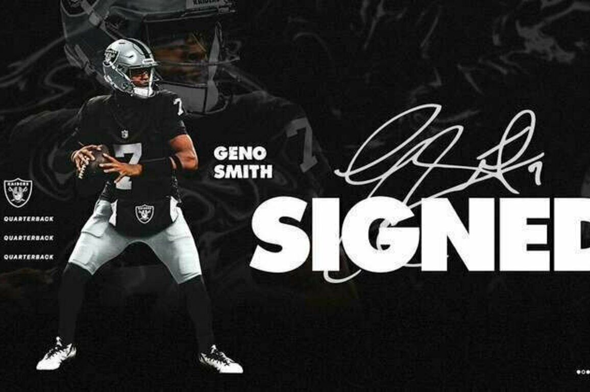 Raiders sign QB Geno Smith to a multi-year contract extension