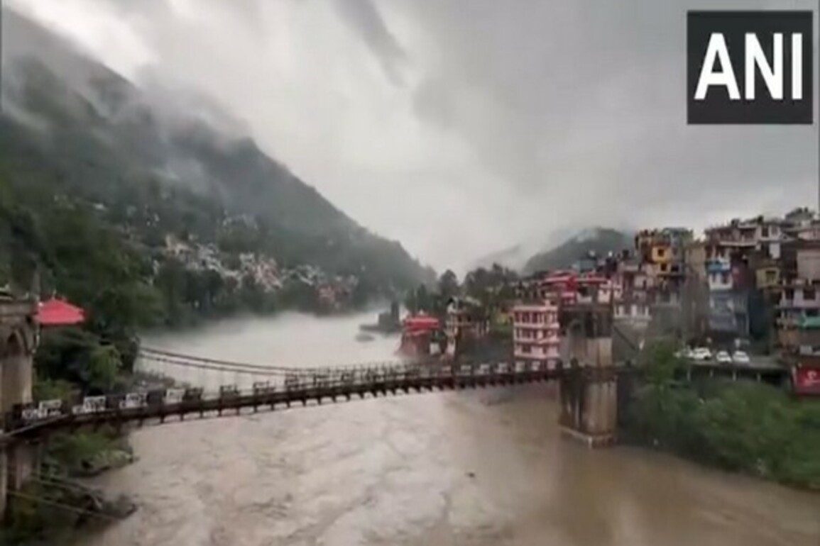 Red alert issued in Mandi district of Himachal Pradesh, Beas river flooded after heavy rainfall