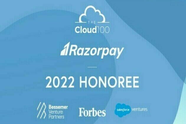Razorpay becomes the only Indian company to be listed on 'Forbes Cloud 100 List' of the best private cloud companies in the world