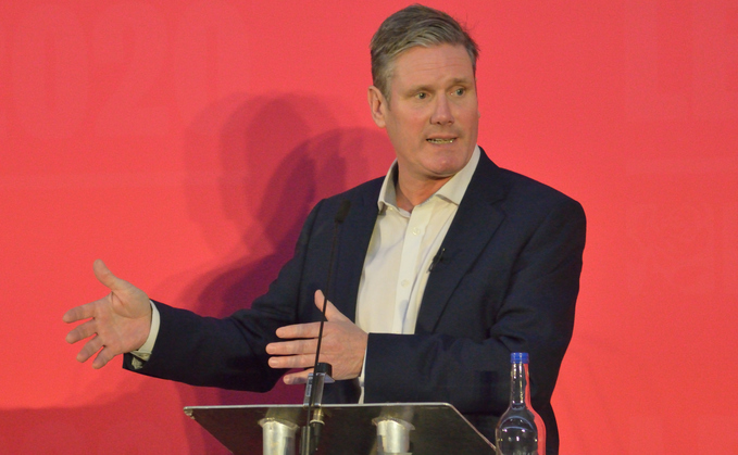'I don't see climate change as a risk, I see it as an opportunity': Keir Starmer touts Labour's green business plans