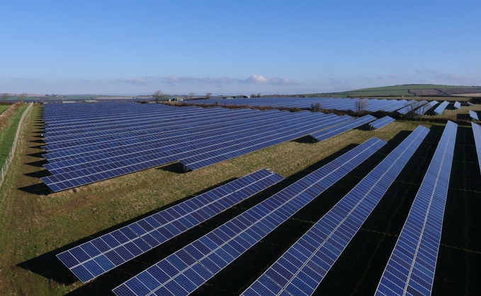 Low Carbon's St Columb solar farm in Cornwall | Credit: Low Carbon