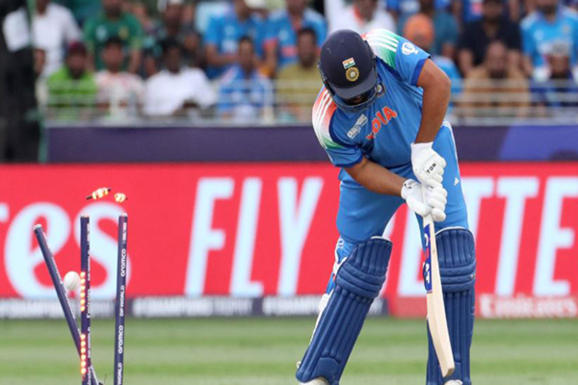 Champions Trophy: Rohit shines but again succumbs to Shaheen Afridi