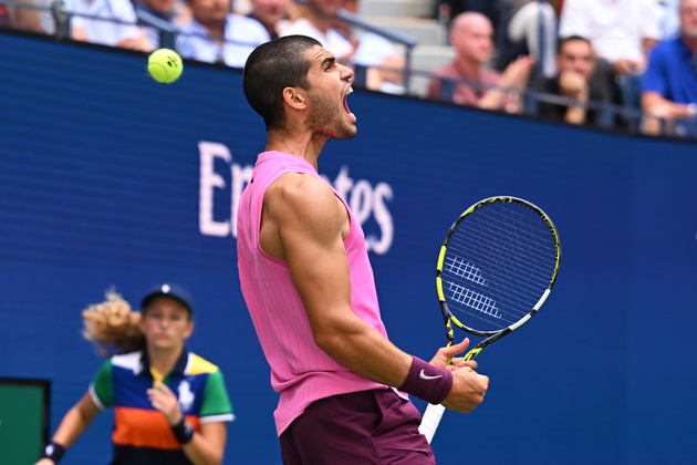(SP)U.S.-NEW YORK-TENNIS-US OPEN-MEN'S SINGLES-ALCARAZ VS LEHECKA