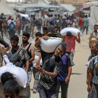 MIDEAST-GAZA-BEIT LAHIA-AID