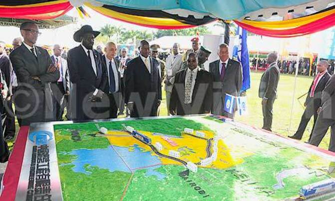 Standard gauge railway construction launched Standard gauge railway construction launched