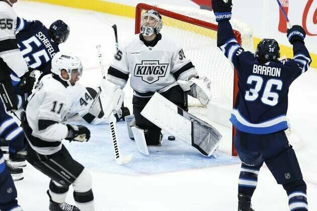 Mark Scheifele scores twice to get Jets past Kings 3-2
