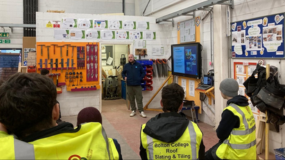 Roofing experts meet apprentices in drive to close skills gap 