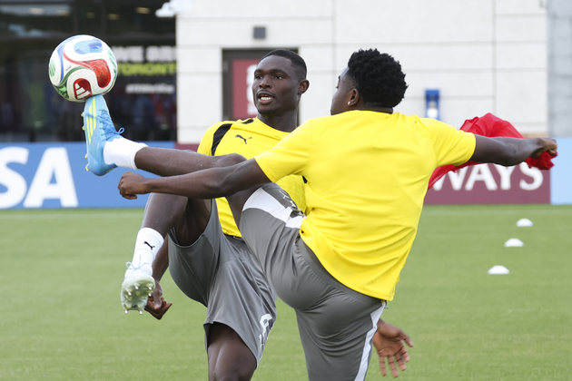 (SP)CANADA-TORONTO-FOOTBALL-FIFA WORLD CUP-TEAM GHANA-TRAINING