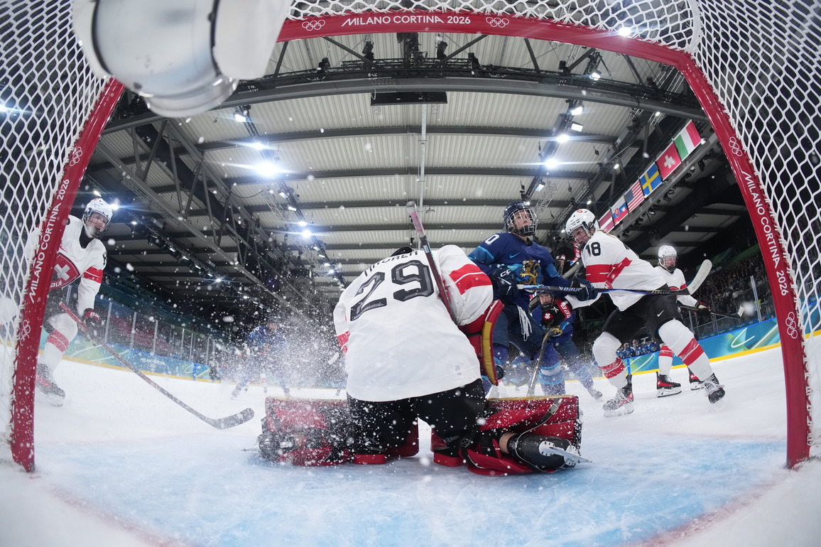 (MICO2026)ITALY-MILAN-OLYMPIC WINTER GAMES-ICE HOCKEY-WOMEN-PRELIMINARY-FIN VS SUI