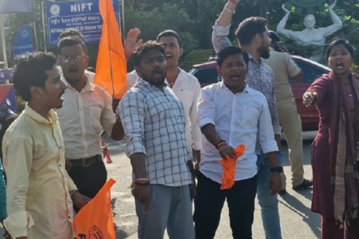 ABVP stages protest over death of Nepali student at KIIT University in Bhubaneshwar