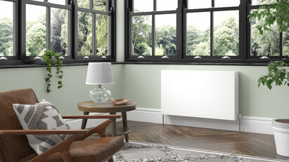 Radiators work with low temperature systems  