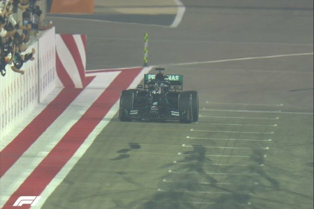 Lewis Hamilton wins crash-hit Bahrain GP
