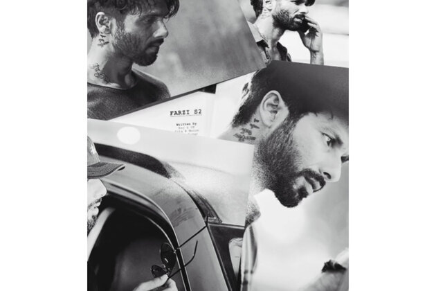 Shahid Kapoor is "back" on 'Farzi Season 2' sets, teases Day 1 glimpses