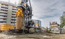 The Liebherr LB 55 drilling rig is ideal for bored piles with large diameters