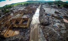 Danos causados pelo rompimento da barragem de Fundão, em Mariana-MG/Divulgação.