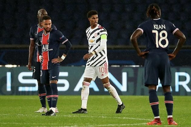Man United&#039;s Rashford sinks PSG again as Koeman&#039;s Barca send message