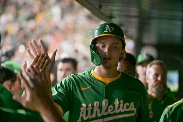 Athletics' Nick Kurtz undergoes MRI, avoids serious injury