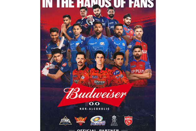 Budweiser 0.0 Announces Debut Partnership with Mumbai Indians, Gujarat Titans, Punjab Kings, Sunrisers Hyderabad and Rajasthan Royals