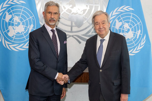 EAM Jaishankar meets UN Secretary General Guterres in New York