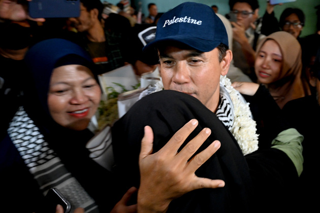 INDONESIA-TANGERANG-GLOBAL SUMUD FLOTILLA-VOLUNTEERS-RETURN