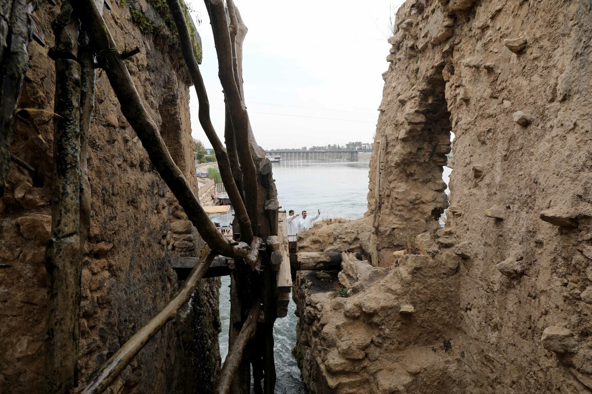 IRAQ-ANBAR-TRADITIONAL WATERWHEELS