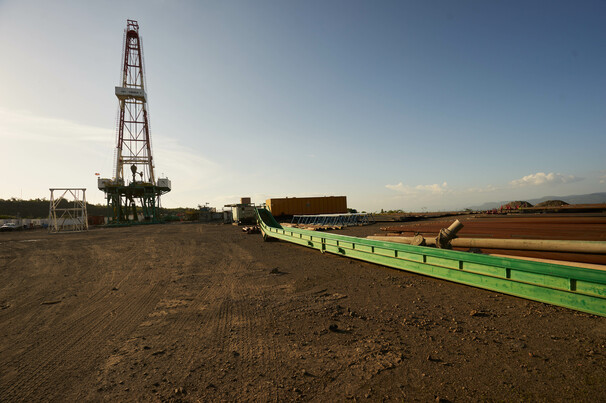 The 105MW Menengai geothermal plant is under construction in the heart of the Rift Valley, northwest of Nairobi, Kenya