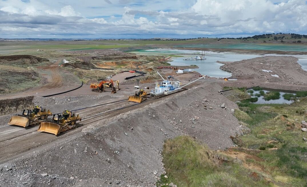 The teleremote dozers at Newmont's Cadia, operated using 5G