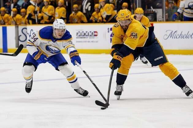 Konsta Helenius nets first NHL goal as Sabres top Preds