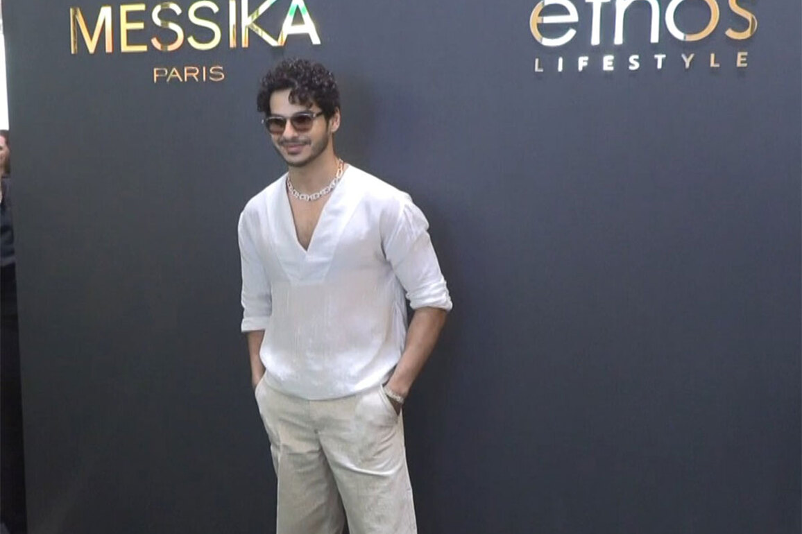 Ishaan Khatter serves style at Messika boutique launch in Delhi