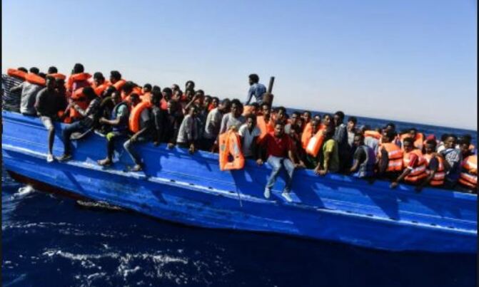 400 African immigrants rescued 400 African immigrants rescued
