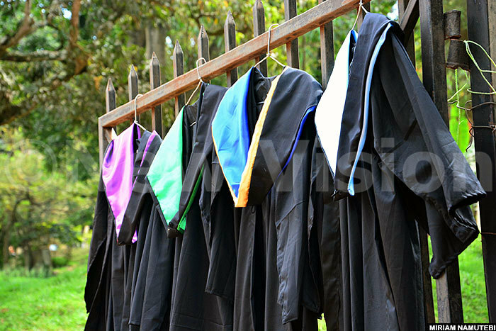  raduation gowns on sell inside akerere niversity