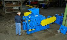 The pilot hammer mill being tested at Williams Patent Crusher and Pulveriser Company in the US.