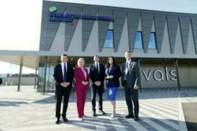 Ministers unveil first phase of Pound 100m investment at Belfast International Airport