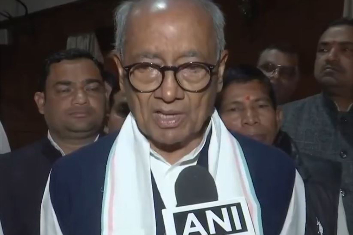 "Congress, Shiv Sena (UBT), NCP (SP) will analyse BMC results": Digvijaya Singh
