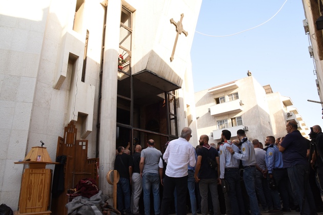 SYRIA-DAMASCUS-CHURCH-BOMBING-MEMORIAL CEREMONY