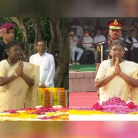 President Murmu pays tribute to Mahatma Gandhi, Lal Bahadur Shastri on their birth anniversary