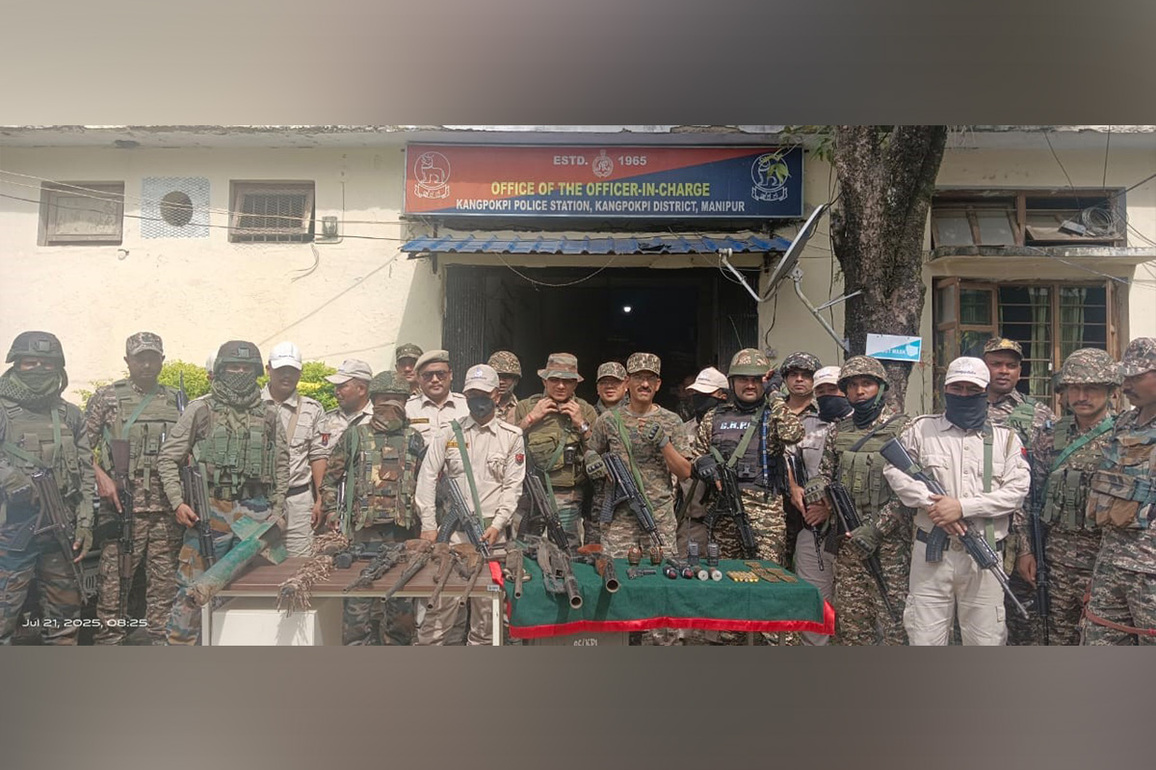 Security forces conduct search operations across districts in Manipur, 7 active cadres arrested