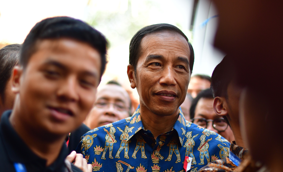 Jokowi at the World Bank annual meeting in 2018. Photo: Simon Roughneen / Shutterstock