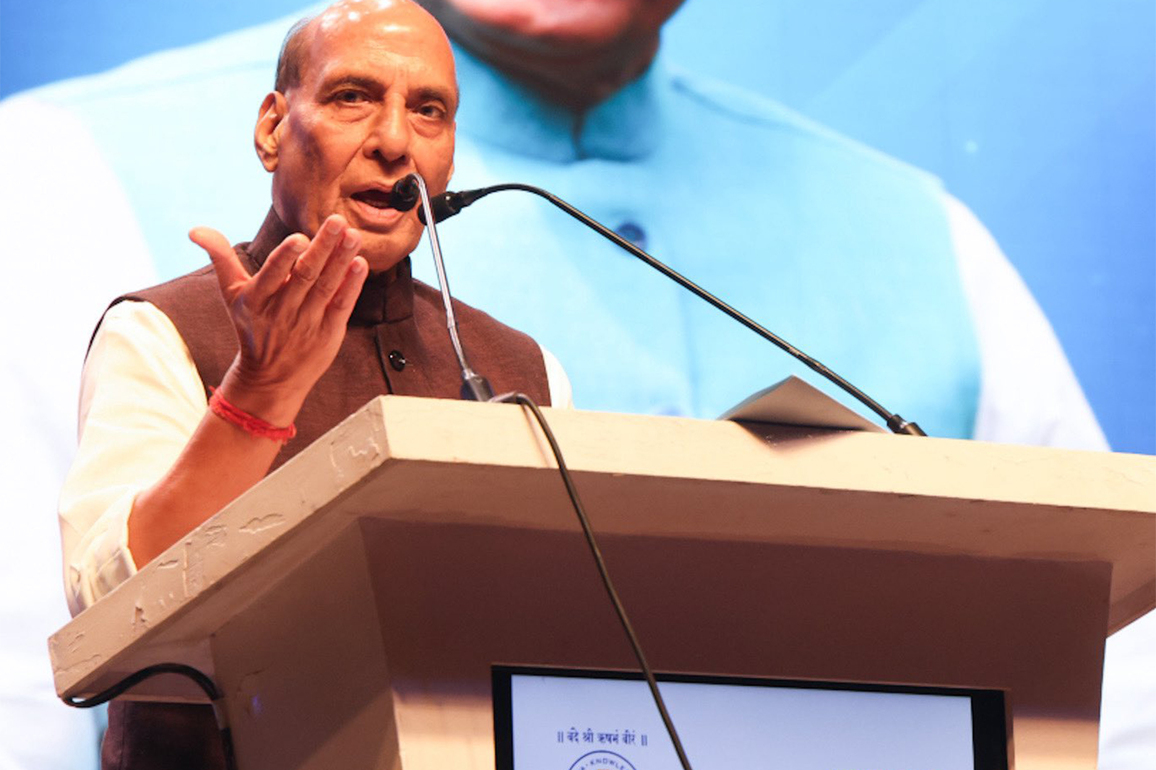 "We did not ask the dharma of terrorists, we targeted terror, not civilians or military establishments": Rajnath Singh