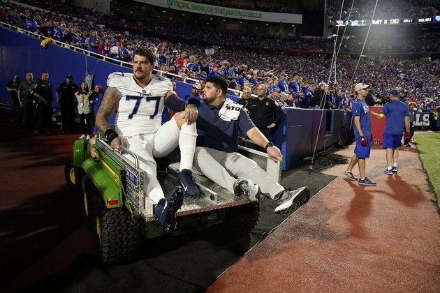 Titans put two on IR, fear Taylor Lewan is done for season