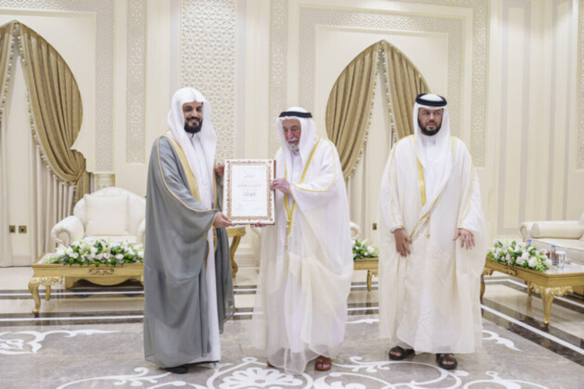 Sharjah Ruler launches recited Holy Quran by Raad Al Kurdi