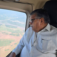 Punjab Governor conducts aerial survey of flood-affected areas of Punjab