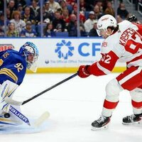 Sabres G Colten Ellis cools off Red Wings in NHL debut