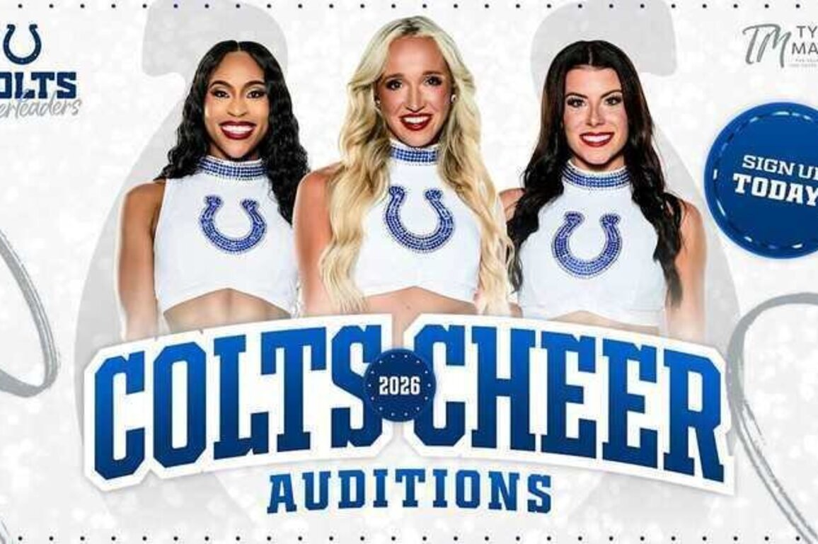 Colts Cheerleaders announce audition dates for 2026 squad