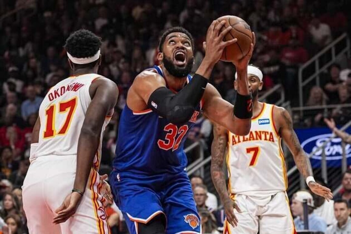 Knicks even series as Hawks can't contain Karl Anthony-Towns (triple-double)