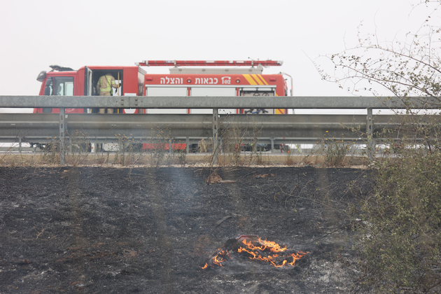 ISRAEL-LOD-WILDFIRE