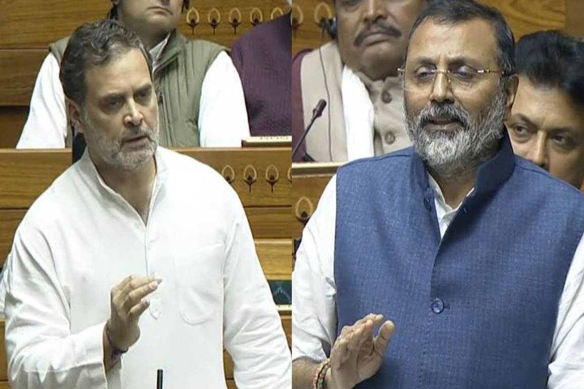 "Anti-national act": Rahul Gandhi slams RSS, ECI over "vote chori" in Lok Sabha; BJP accuses LoP of 'lying in Parliament'