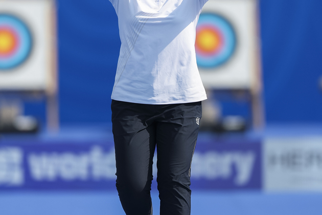 (SP)CHINA-SHANGHAI-ARCHERY WORLD CUP-RECURVE WOMEN (CN)
