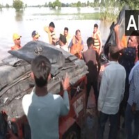 Punjab: NDRF teams provide relief materials in flood-affected Fazilka, rescue 1500 villagers